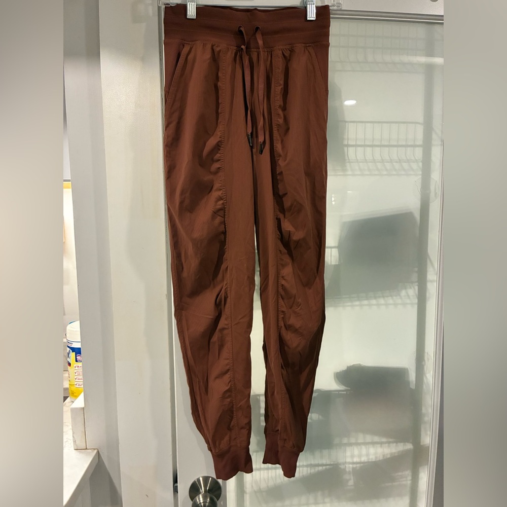 lululemon athletica Rust Brown Track Pants